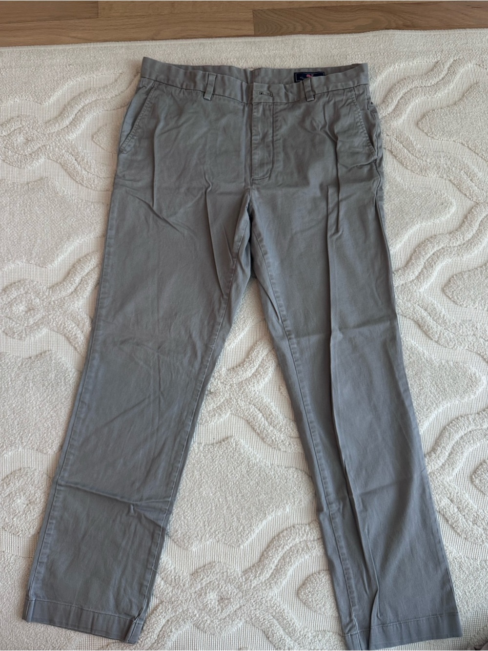Men's Gray Casual Chino Pants (34x34)